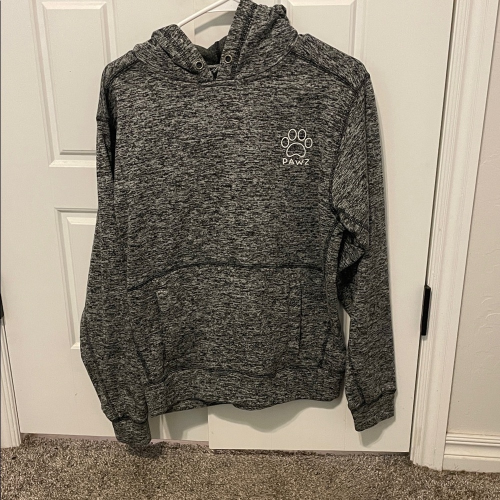 PAWZ Charcoal Men's Hoodie Sweater